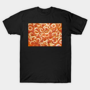 Spaghetti Hoops Abstract background T-Shirt